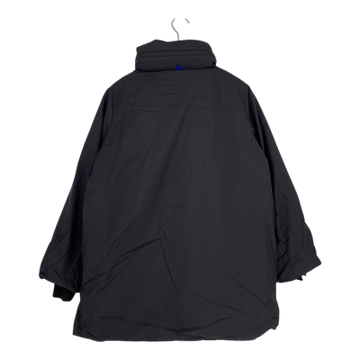 Embassy of Bricks and Logs lami short parka jacket, black | unisex S