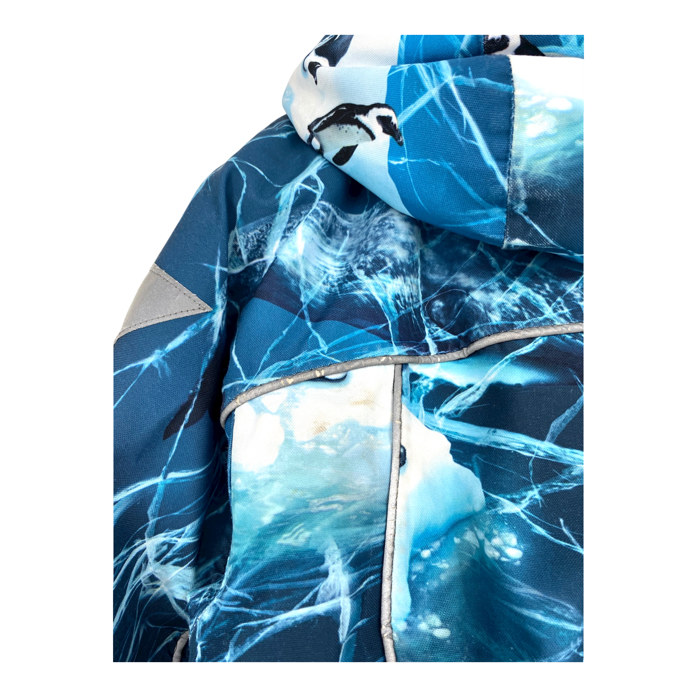 Molo polaris fur winter overall, blue | 128cm