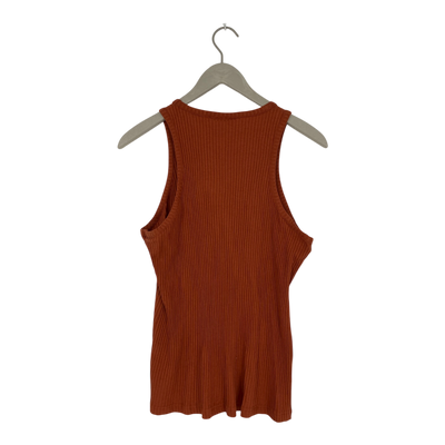 Riva Clothing rib tank, mahogany | woman 2XL