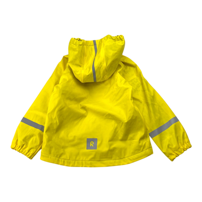 Reima jokela rain jacket, yellow | 110cm