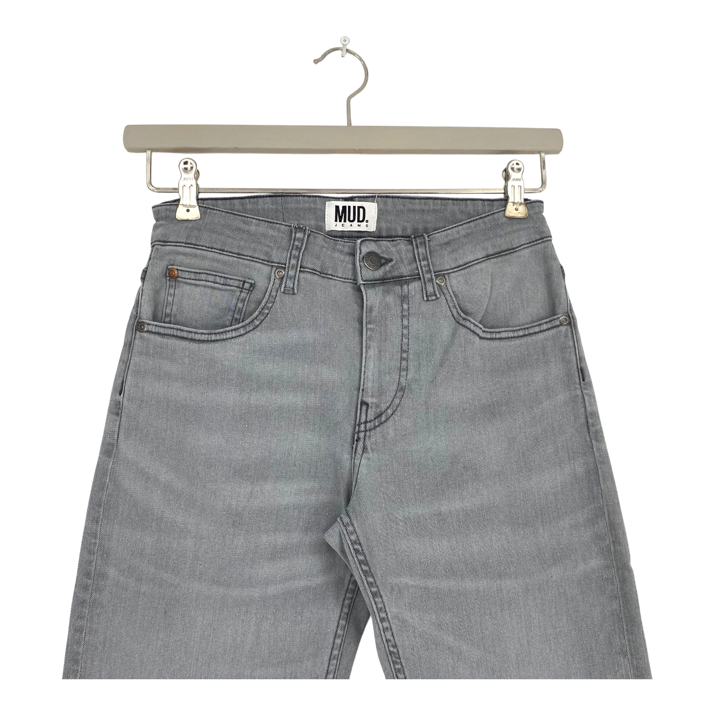 Mud Jeans carry mid straight jeans, grey | woman 25/34