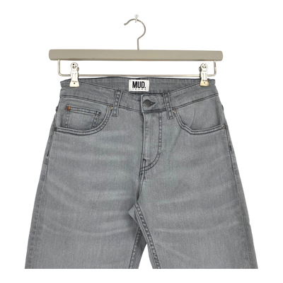 Mud Jeans carry mid straight jeans, grey | woman 25/34