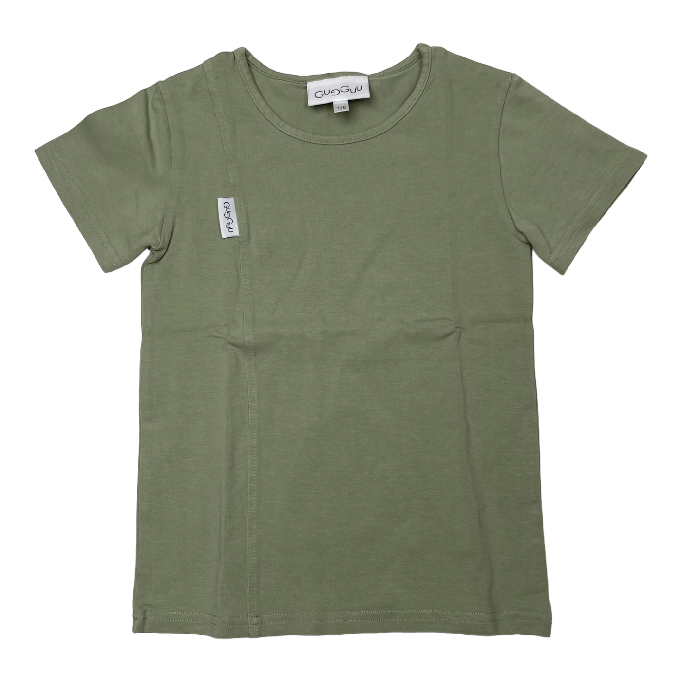 Gugguu t-shirt, moss green | 116cm