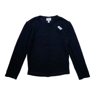 Gugguu merino shirt, black | 98cm