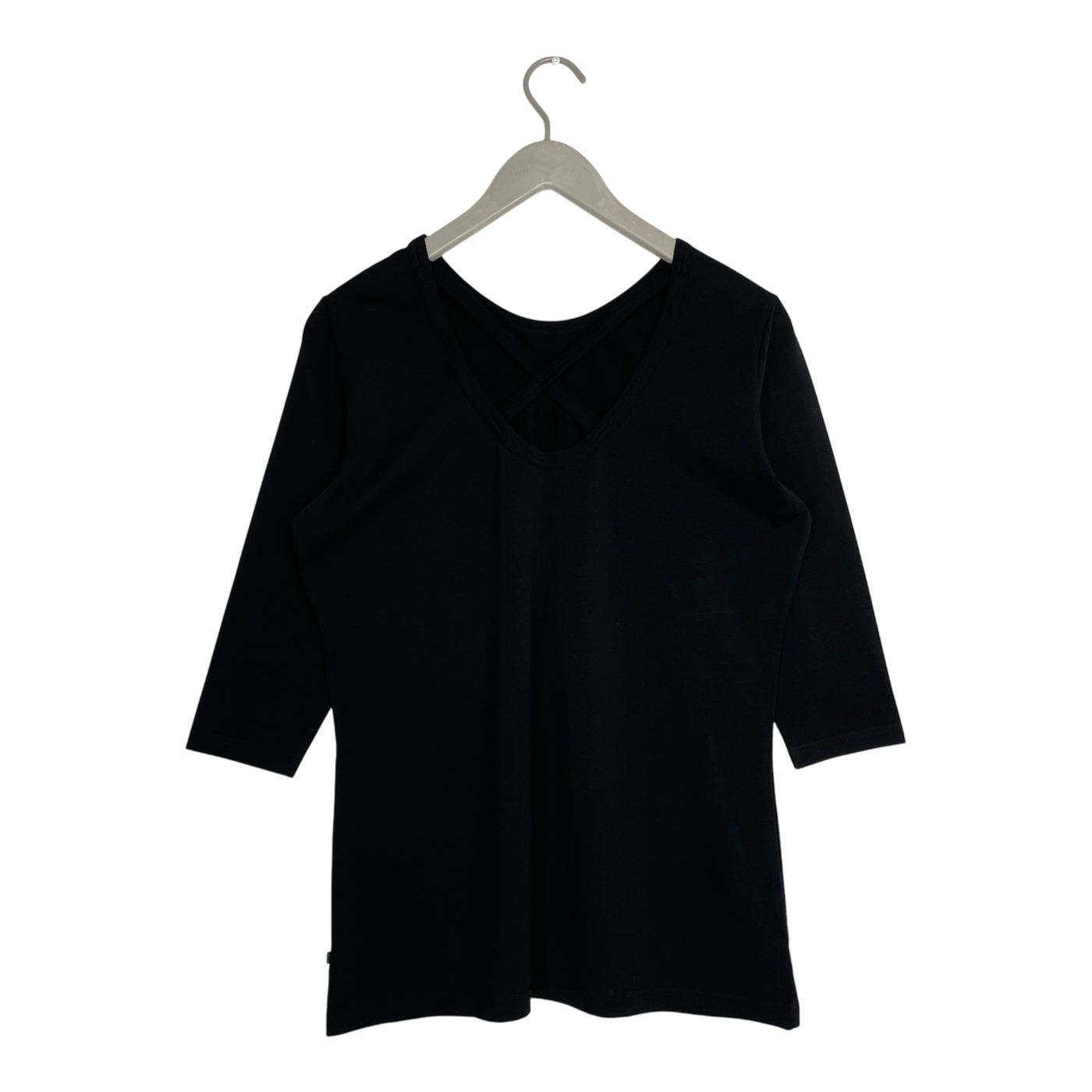 Kaiko cross shirt, black | woman L