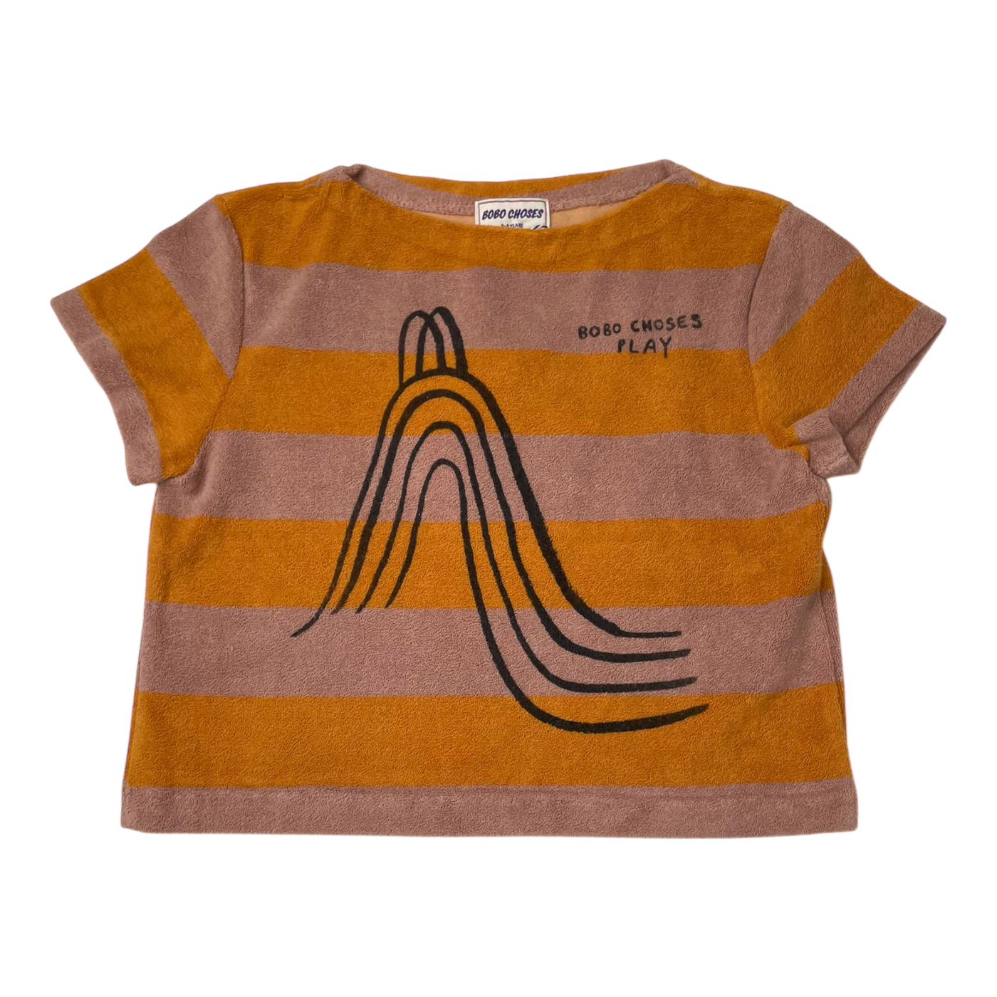 Bobo Choses terry t-shirt, caramel  | 128/134cm