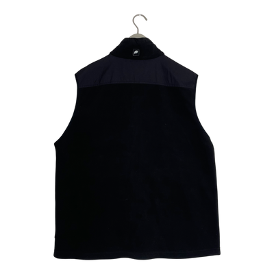 Halti fleece vest, black | man XXL