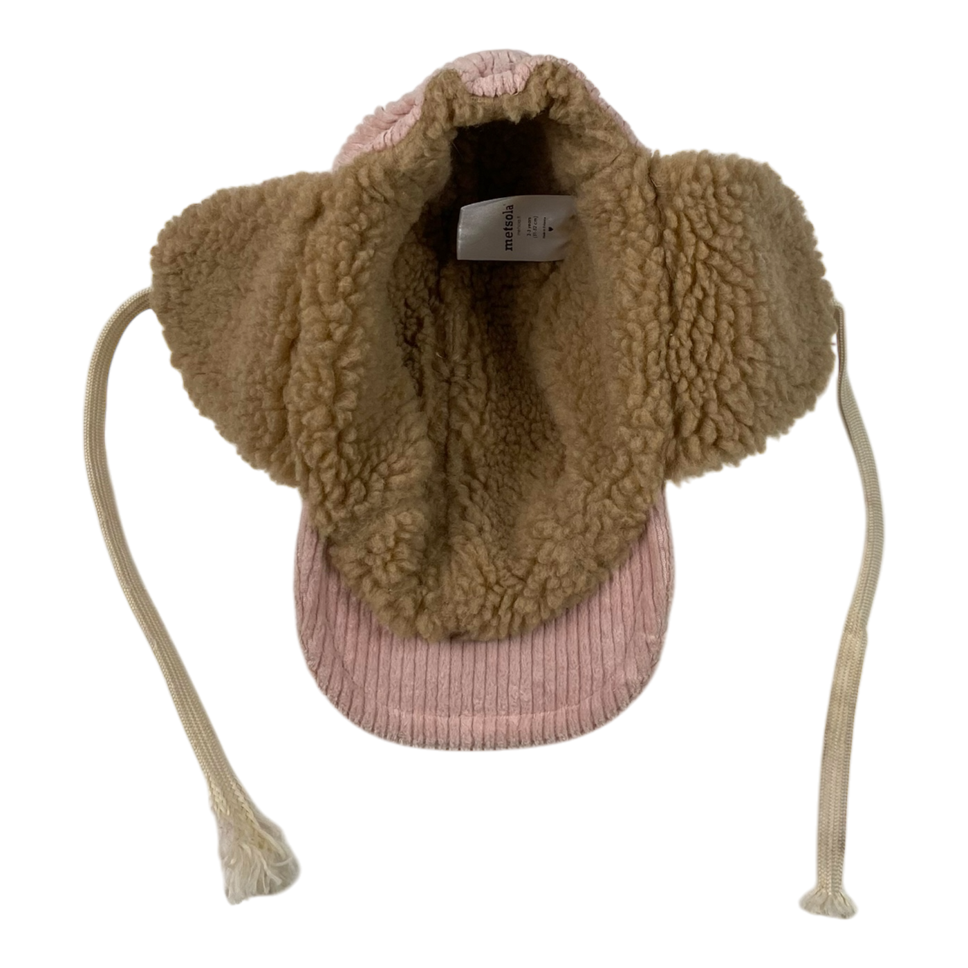 Metsola fleece cap, pink | 2-3y