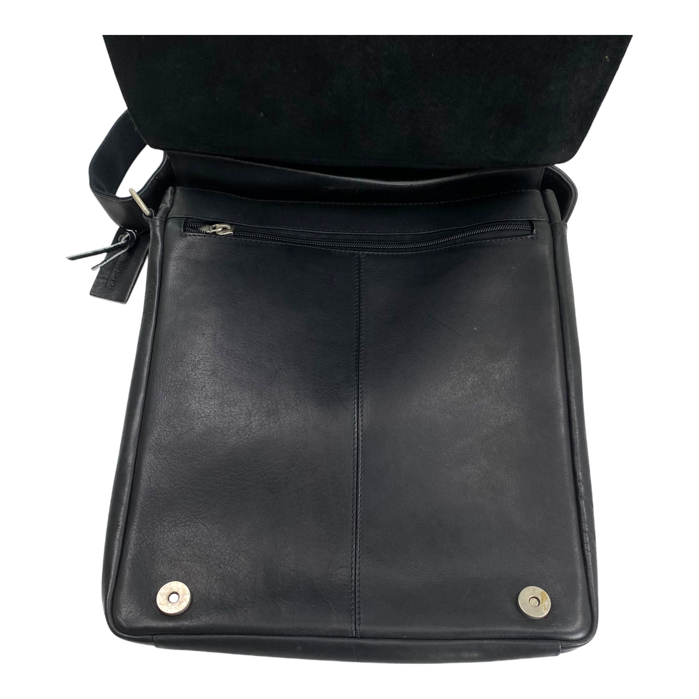 Harold's Bags leather campo cross bag, black