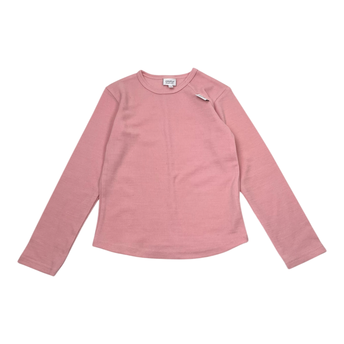 Gugguu merino shirt, pink | 110cm