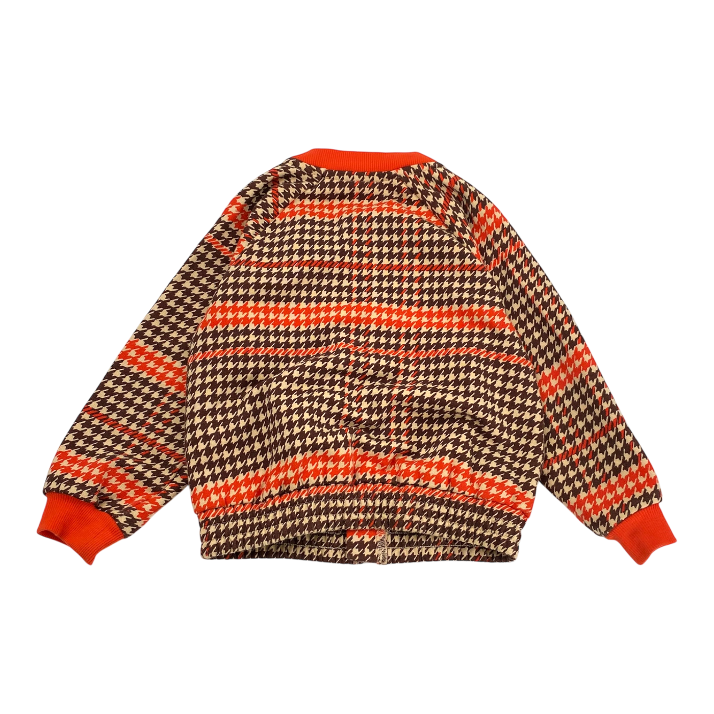 Mini Rodini sweat jacket, red / brown | 104/110cm