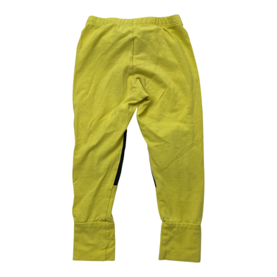 Papu patch leggings, lime green | 86/92cm