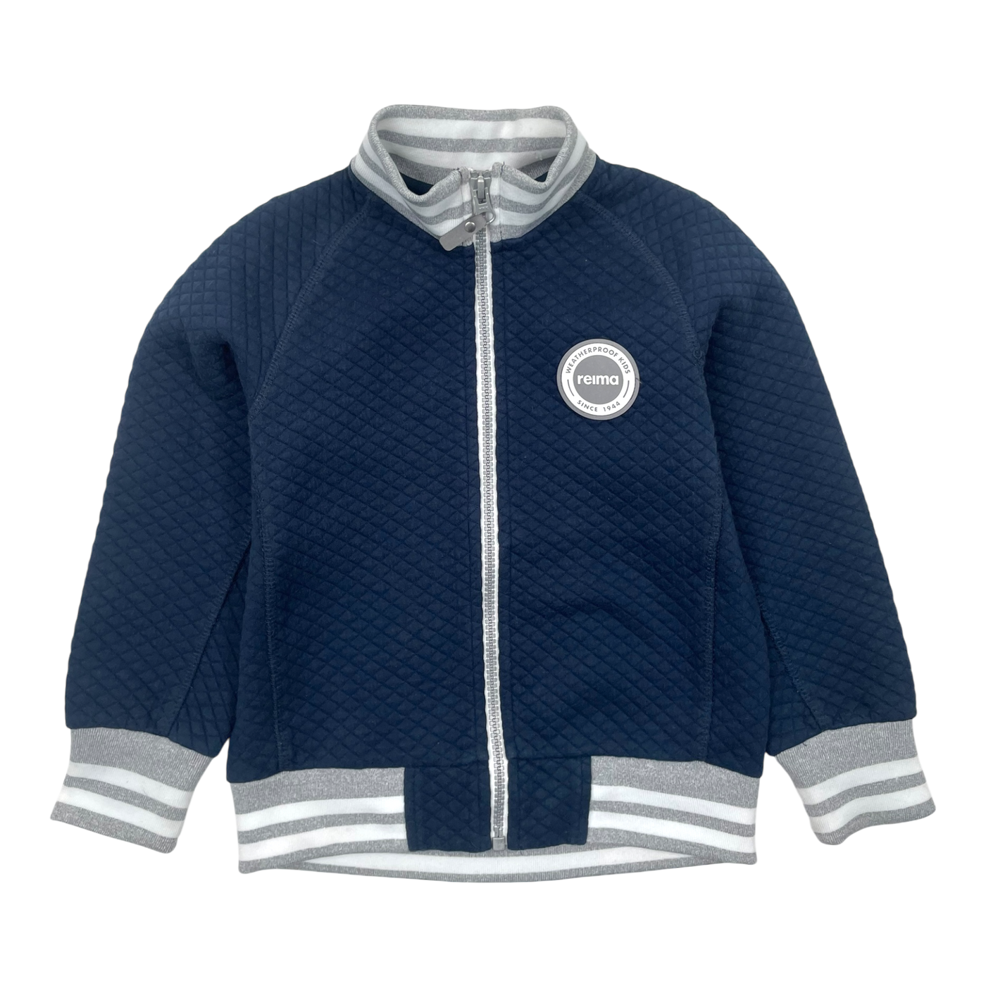 Reima morild zip sweater, navy blue | 104cm