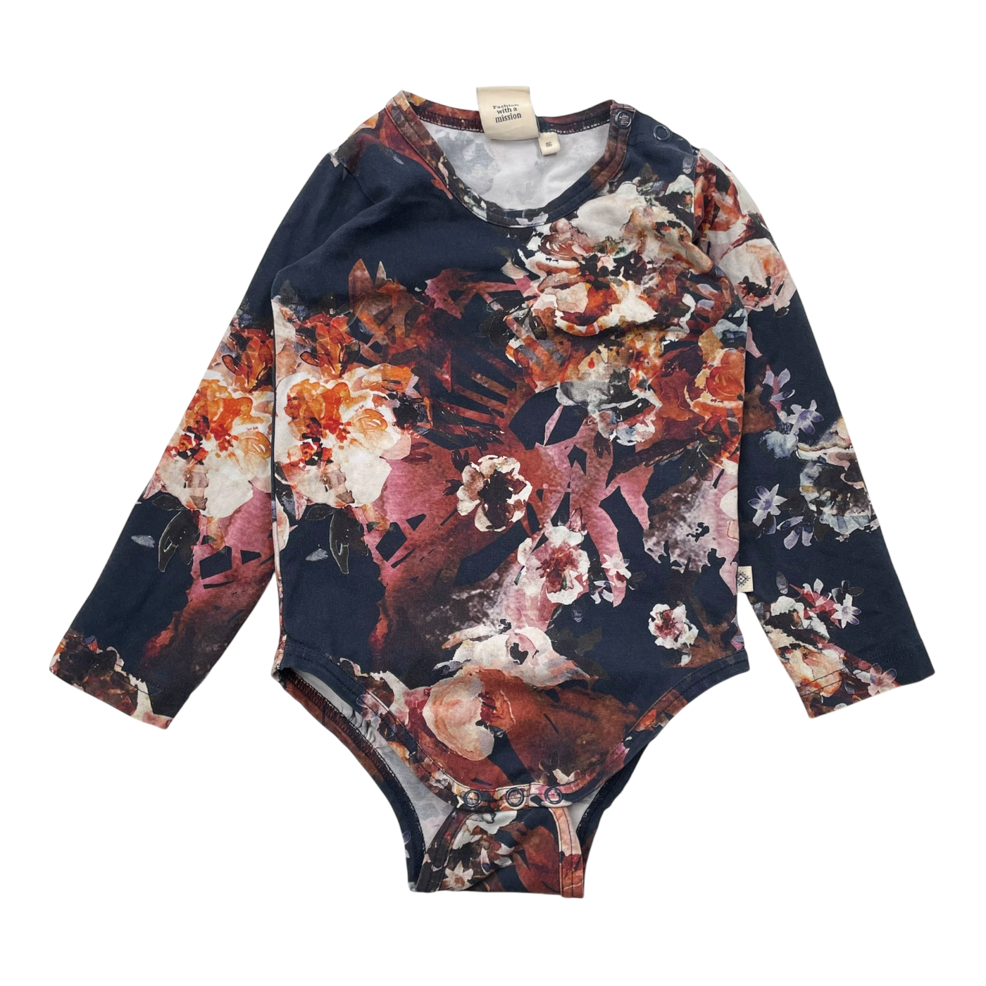 Kaiko body, cobalt rose | 86cm