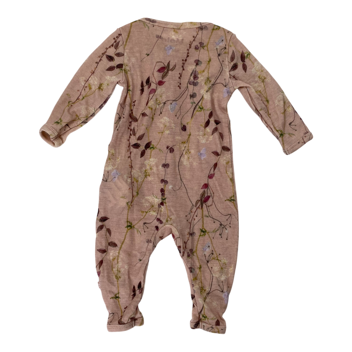 Molo Merino Jumpsuit, Blumen | 62 cm