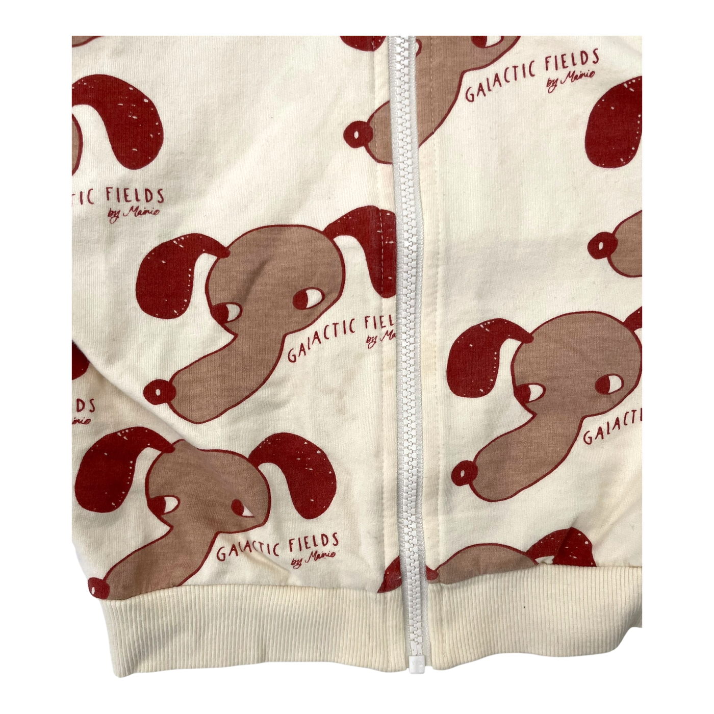 Mainio zipper hoodie, dog | 98/104cm