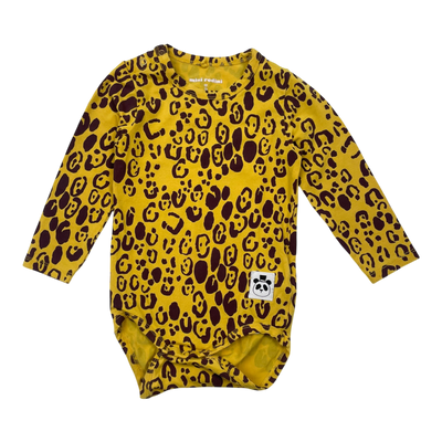 Mini Rodini body, leopard | 68/74cm