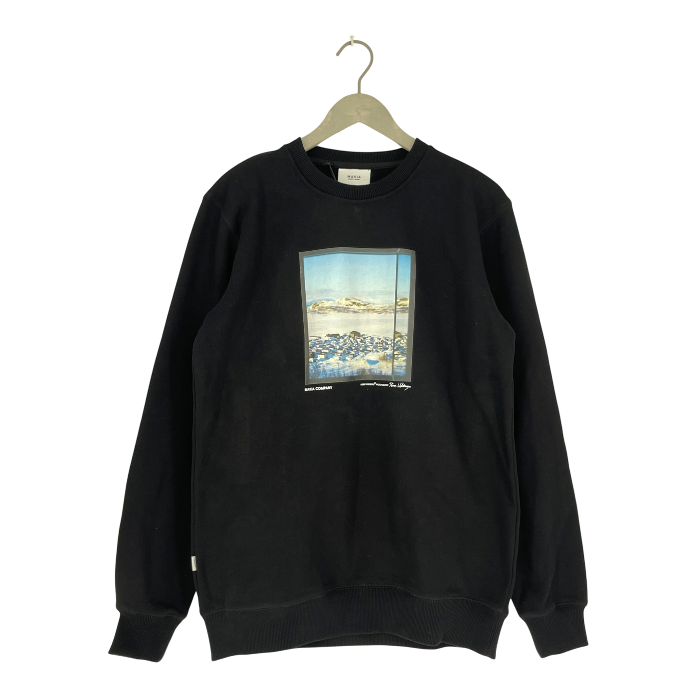 Makia window sweatshirt, black | unisex M