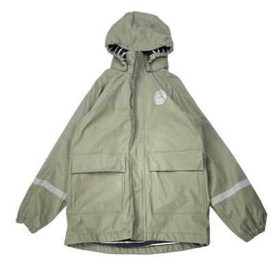 Reima rain jacket, brown/grey | 140cm