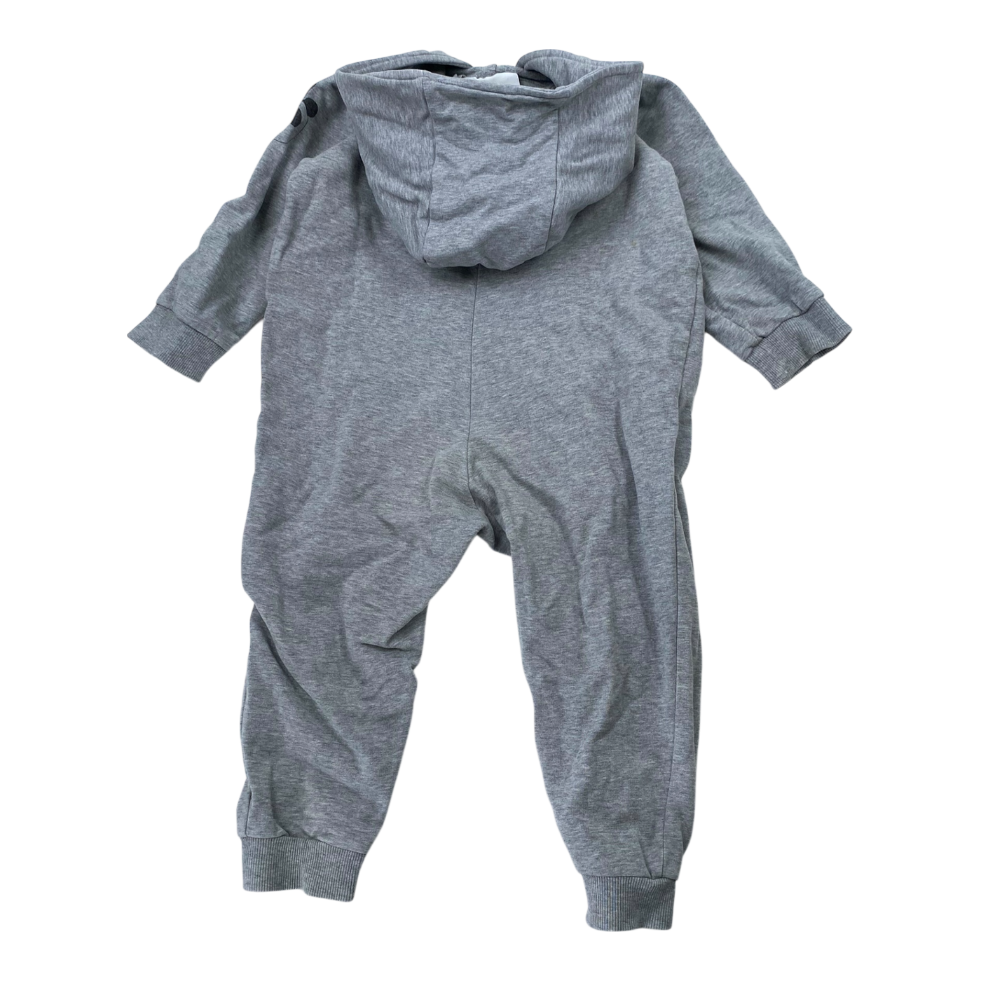 Mini Rodini sweat jumpsuit, grey | 80/86cm