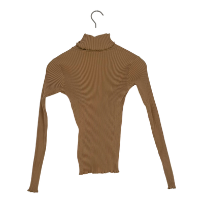 Kaiko rib turtle neck, caramel | woman M