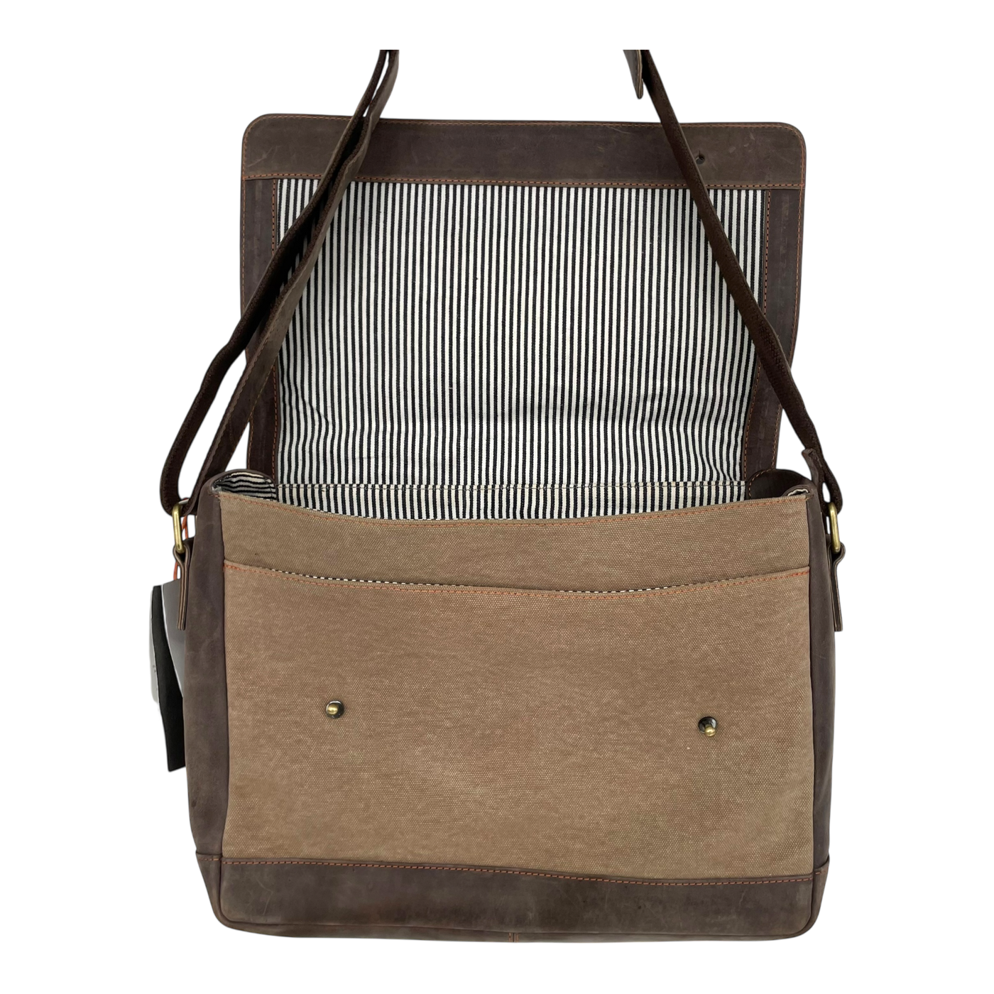 Holzrichter leather briefcase, brown