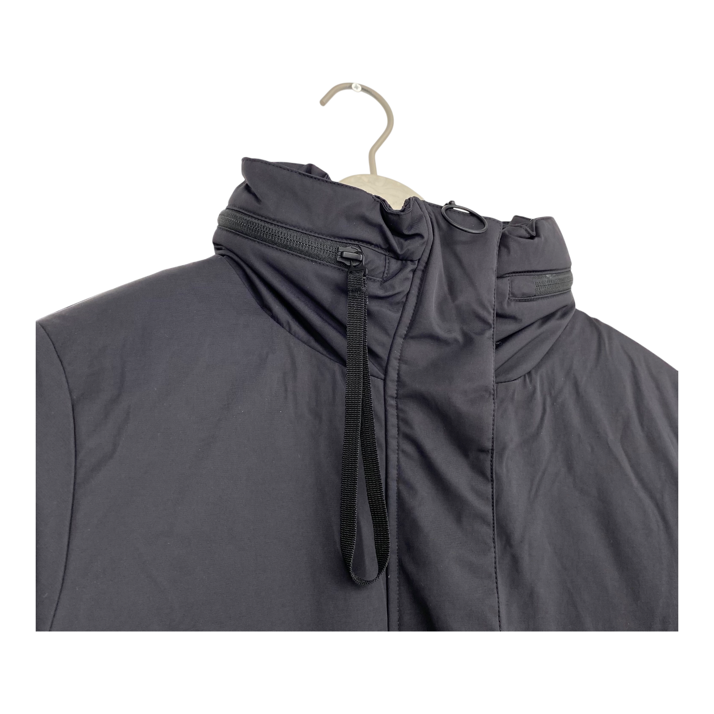 Embassy of Bricks and Logs lami short parka jacket, black | unisex S