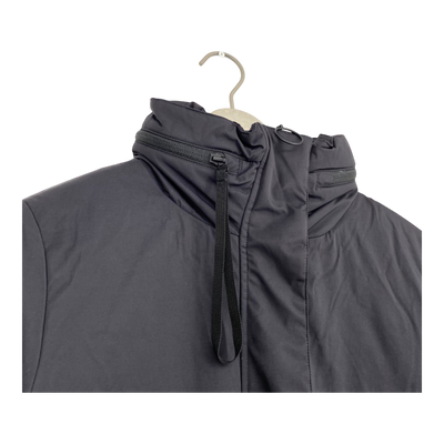Embassy of Bricks and Logs lami short parka jacket, black | unisex S
