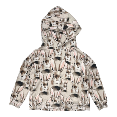 Metsola sweat hoodie, bunny | 110/116cm