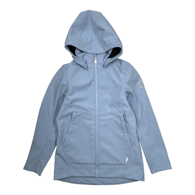 Reima espoo softshell jacket, light blue | 146cm