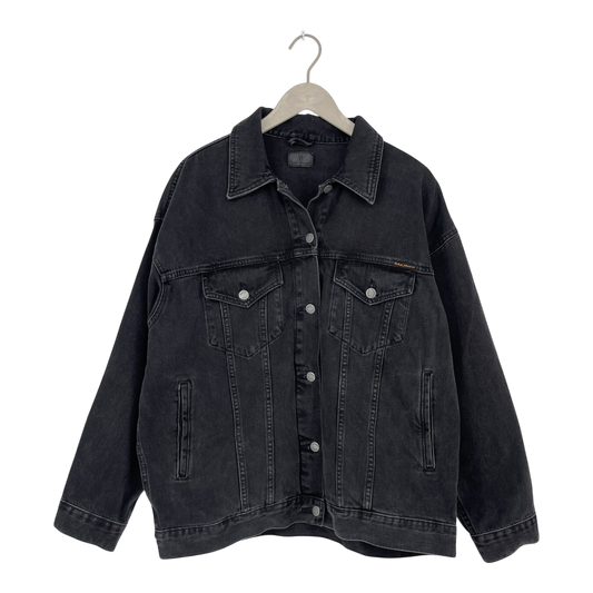 Nudie Jeans denim jacket, black | unisex L
