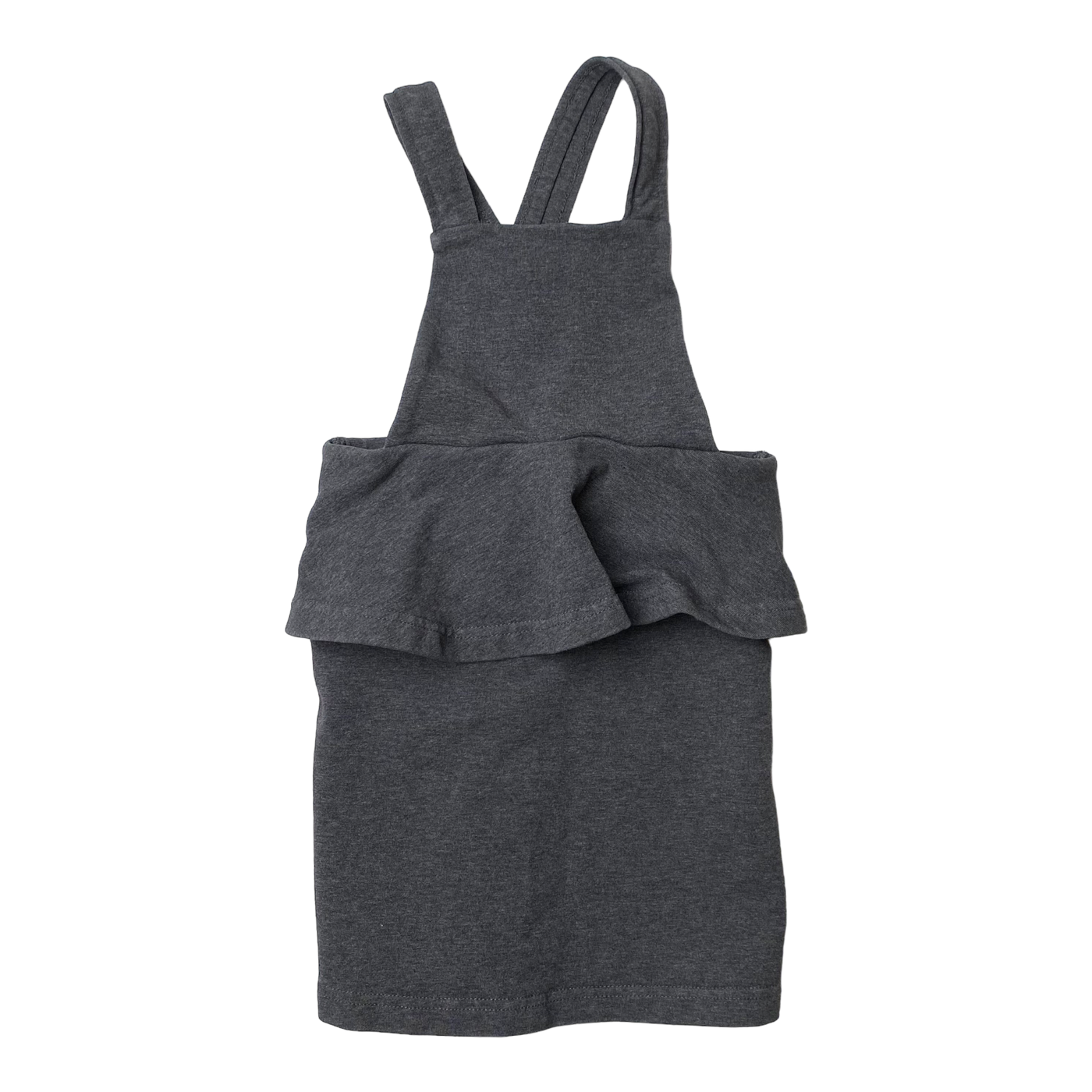 Kaiko dungaree dress, grey | 98/104cm