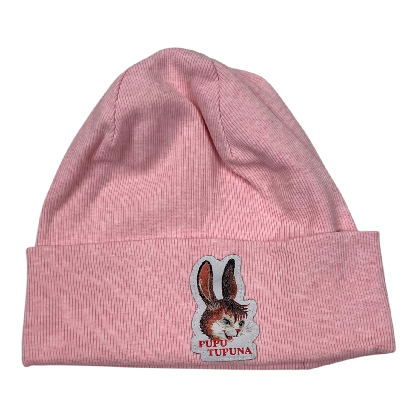 Metsola tricot rib beanie, pink | 5-6y