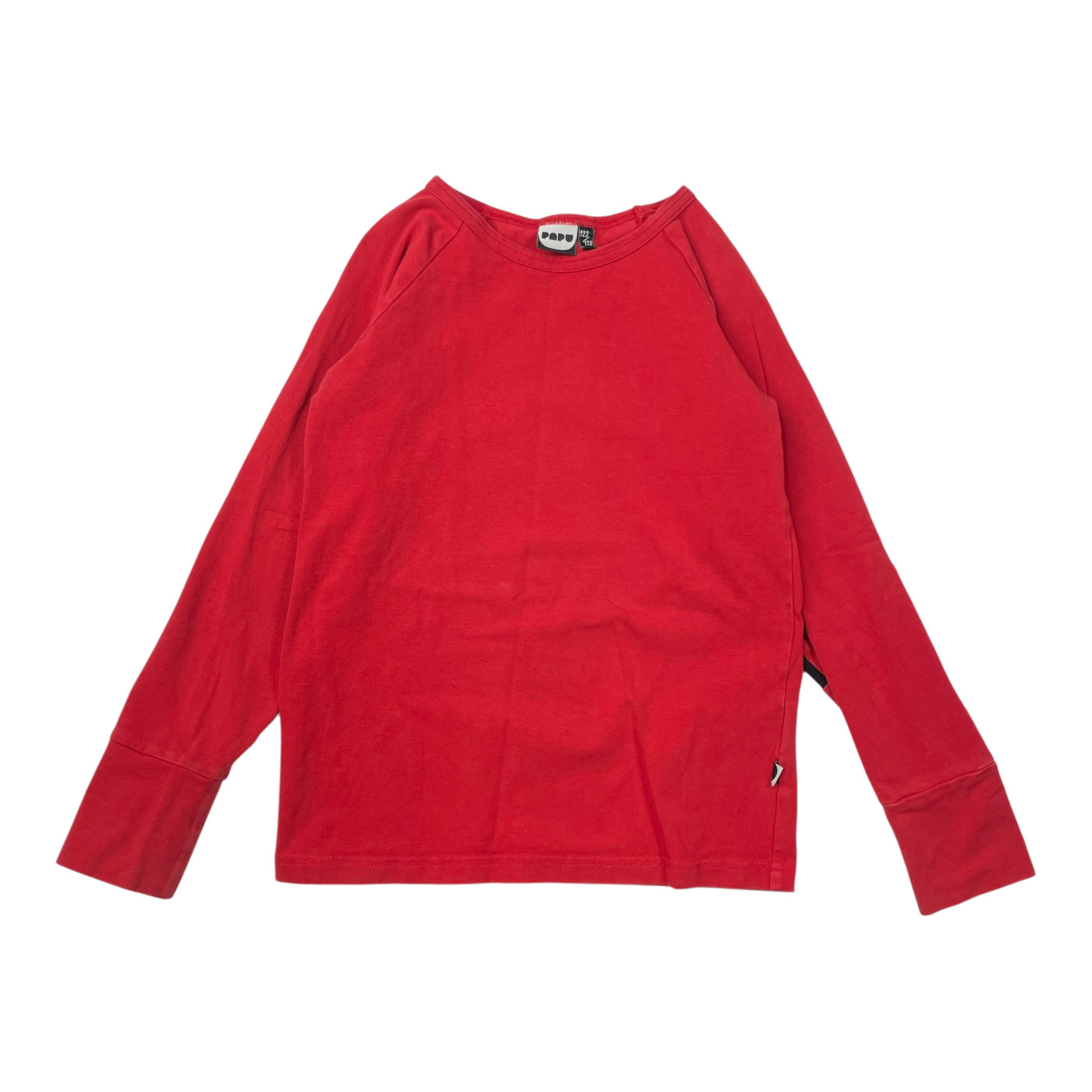 Papu patch shirt, red | 122/128cm