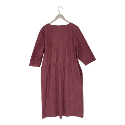 Aarre marisa dress, rose brown dot | woman XXXL