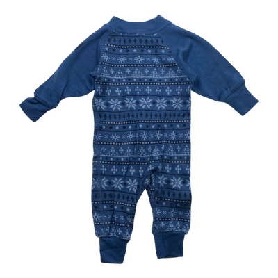 Polarn O. Pyret merino overall, blue | 56cm