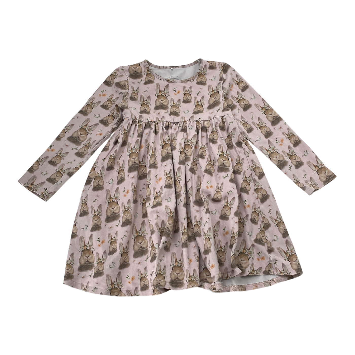 Metsola dress, bunny | 110/116cm