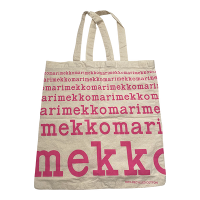 Marimekko logo bag, hot pink | onesize