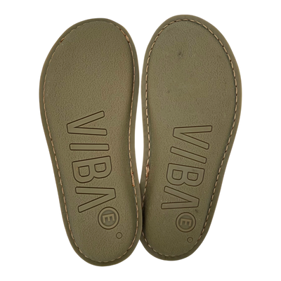 VIBAe Roma leather slippers, cognac brown | 39
