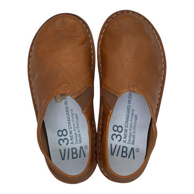VIBAe Zuma leather shoes, cognac brown | 38