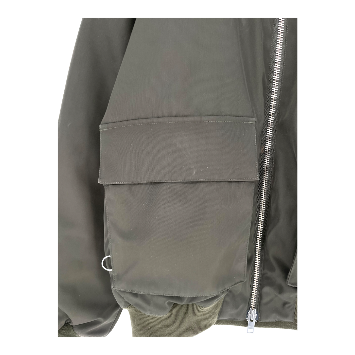 Embassy of Bricks and Logs mapes bomber jacket, black olive | unisex L