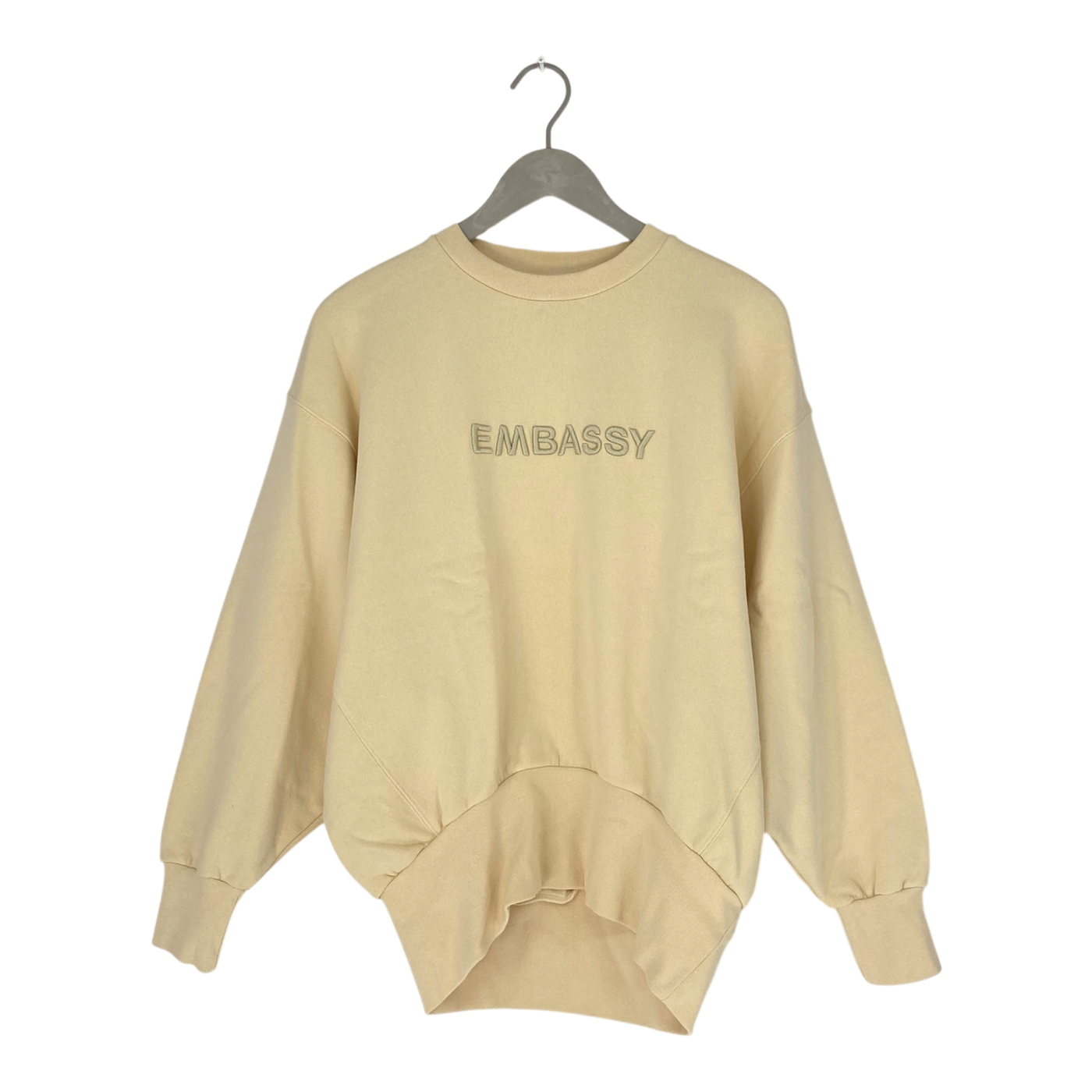 Embassy of Bricks and Logs sweatshirt, yellow | unisex S