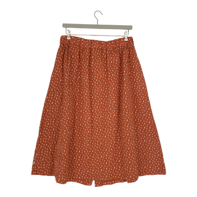 Kaiko muslin button skirt, vintage leaf | woman XL