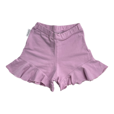 Gugguu frill shorts, plum | 104cm