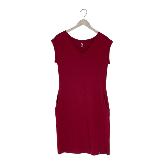 North Outdoor ros merino dress, ruby | woman S