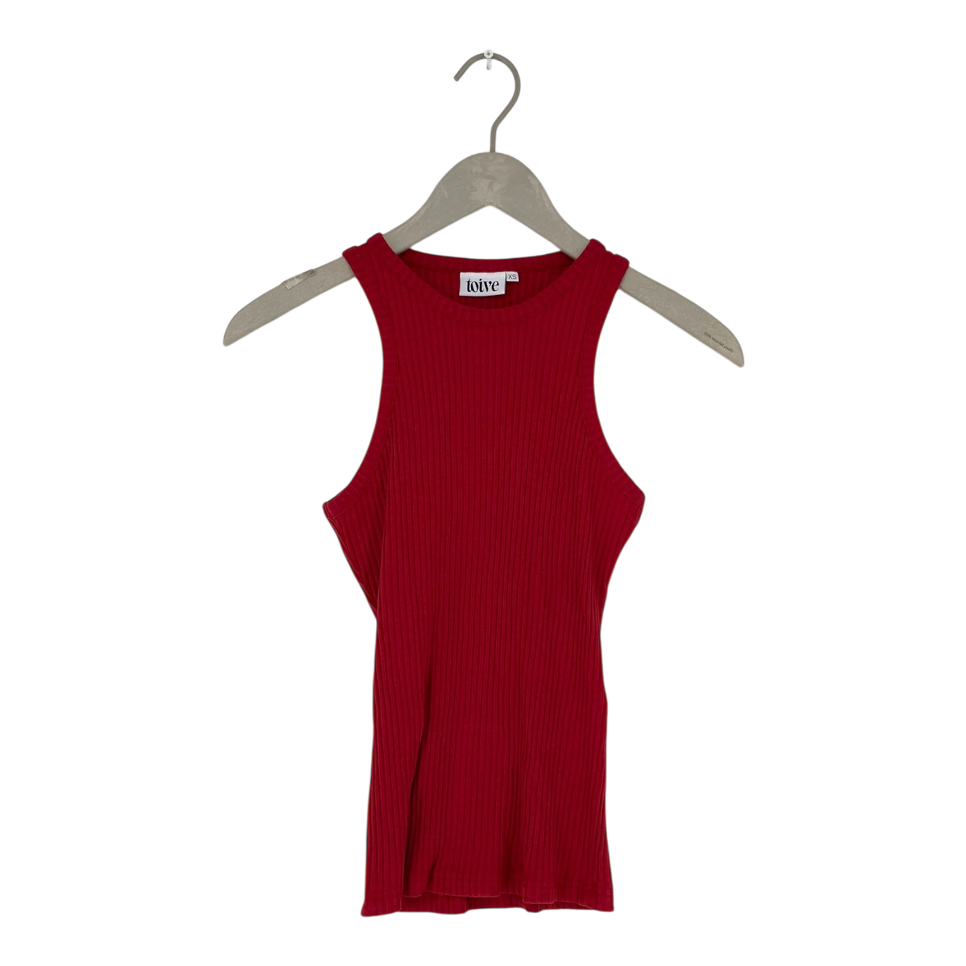Toive rib top, red | woman XS