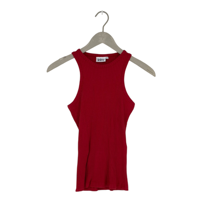 Toive rib top, red | woman XS