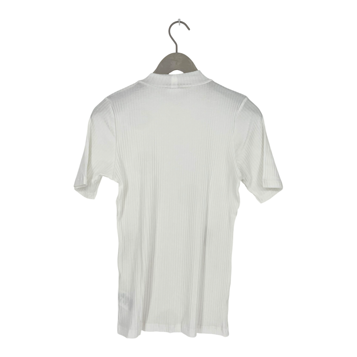 Toive rib t-shirt, white | woman L