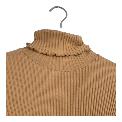 Kaiko rib turtle neck, caramel | woman M