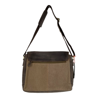 Holzrichter leather briefcase, brown